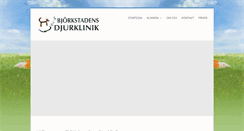 Desktop Screenshot of bjorkstadensdjurklinik.se